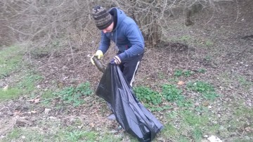 Rezervaţia Fântâniţa, ecologizată de elevi